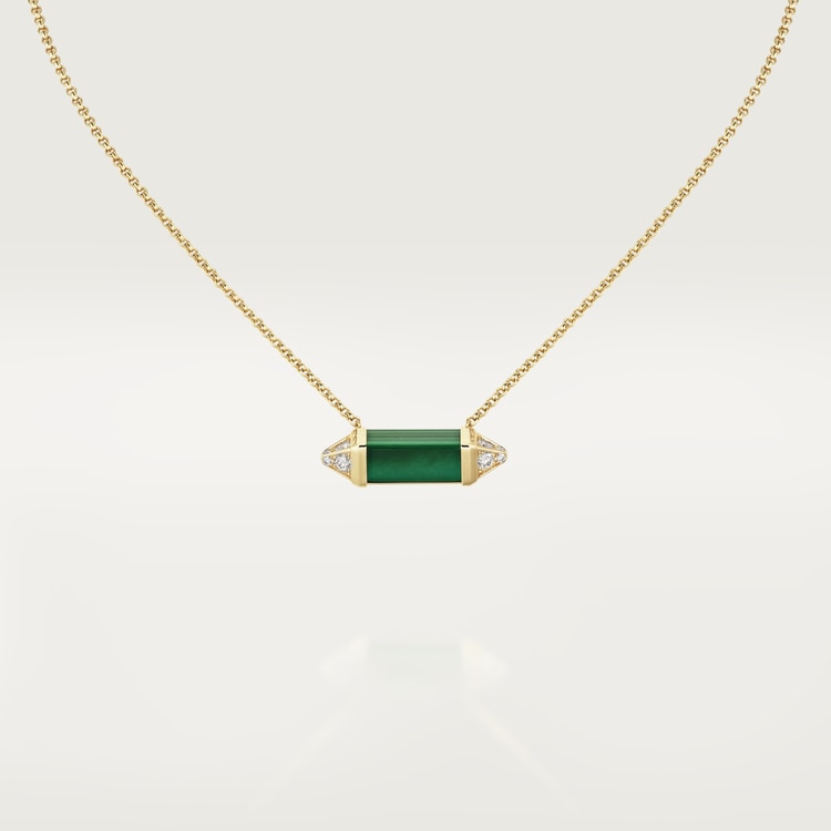 18K Les Berlingots De Malachite Necklace