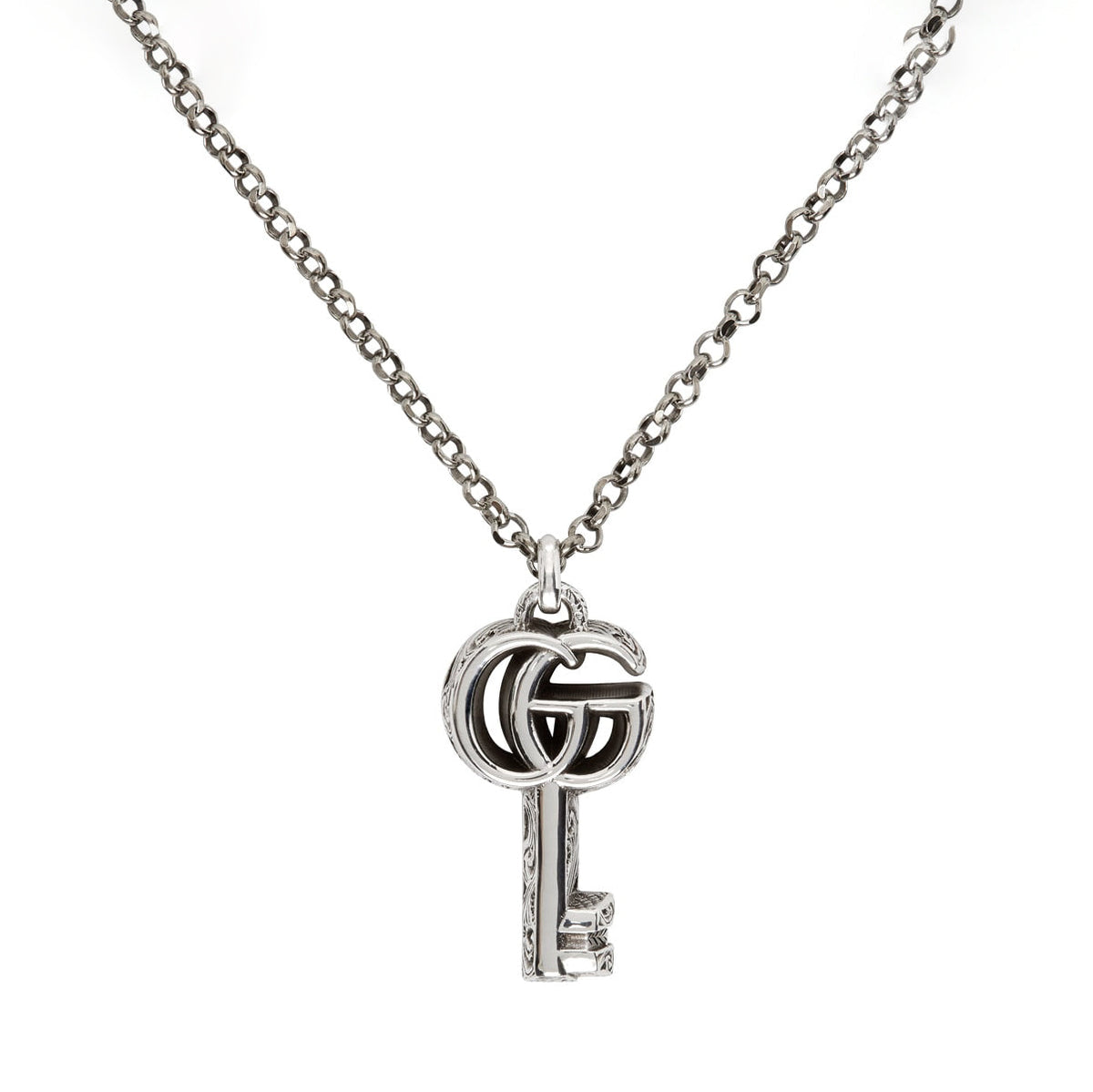 Double Gucci Key Necklace