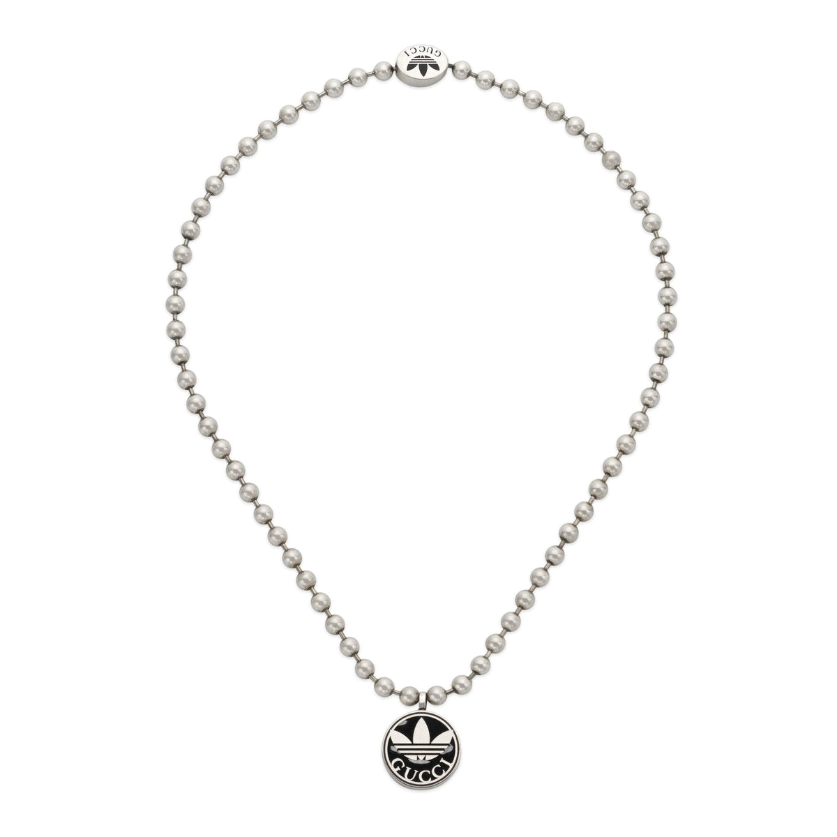 Double Gucci x Adidas Pendant Boule Necklace