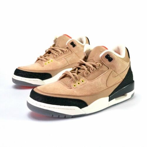 Air Jordan 3 JTH Bio Beige Suede Sneakers