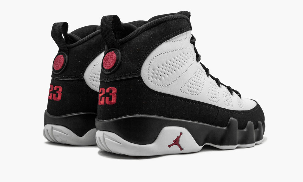 Air Jordan 9 Retro "White Black Red 2016 Release" Sneakers