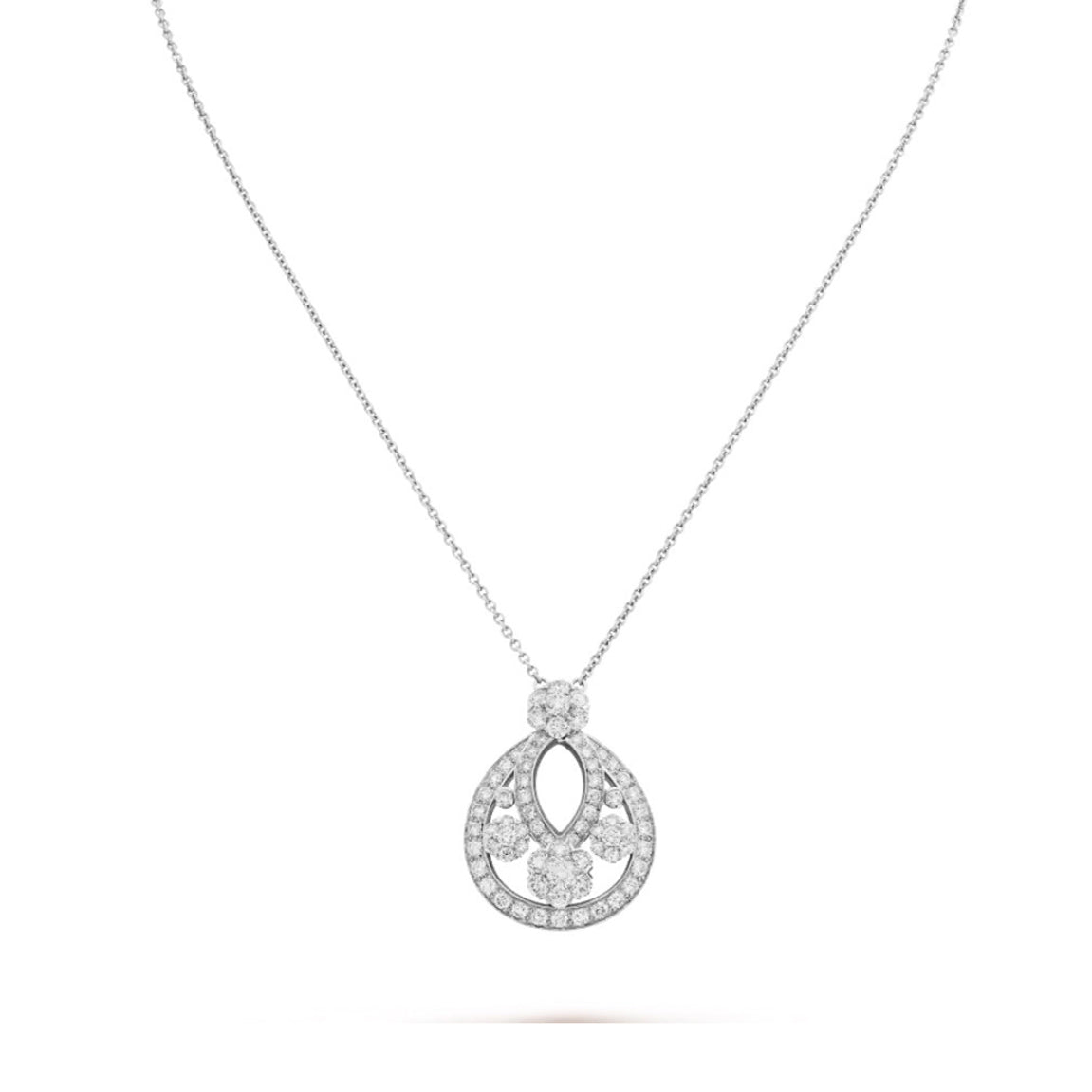 18K Snowflake Necklace