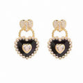 Bvlgari Heart Diamonds 18K Gold Earrings