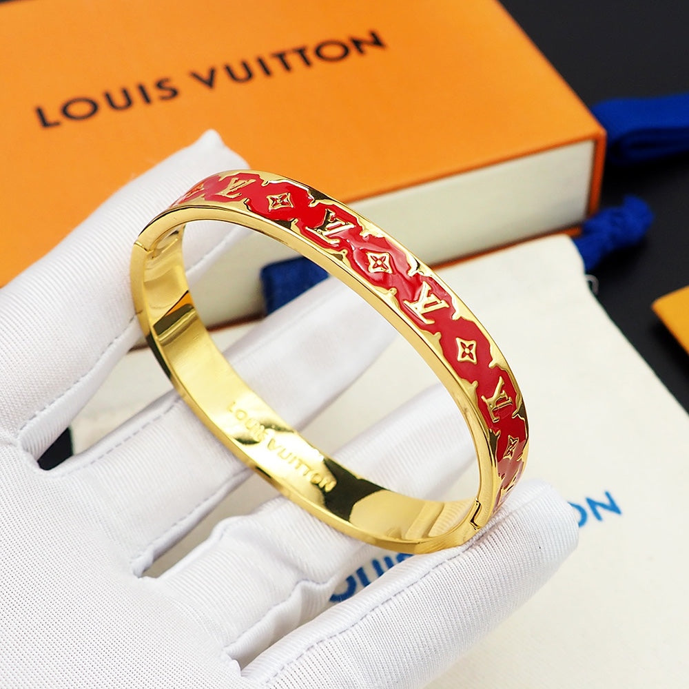 18K Louis Vuitton Color Monogram Bracelet