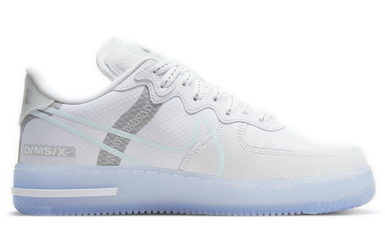 Nike Air Force 1 React White Ice Sole Sneakers