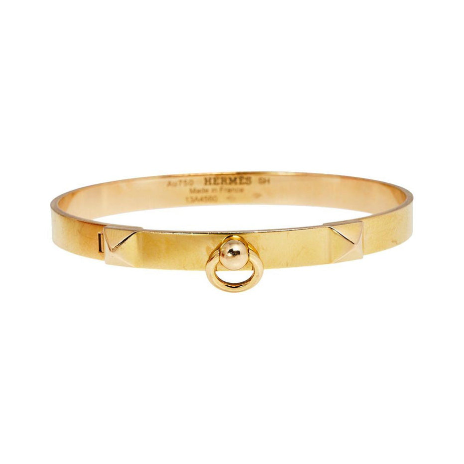 18K Collier De Chien Hermes Bracelet